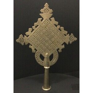 Ethiopian Cross Processional Blessing Christian Ethiopia Orthodox Coptic